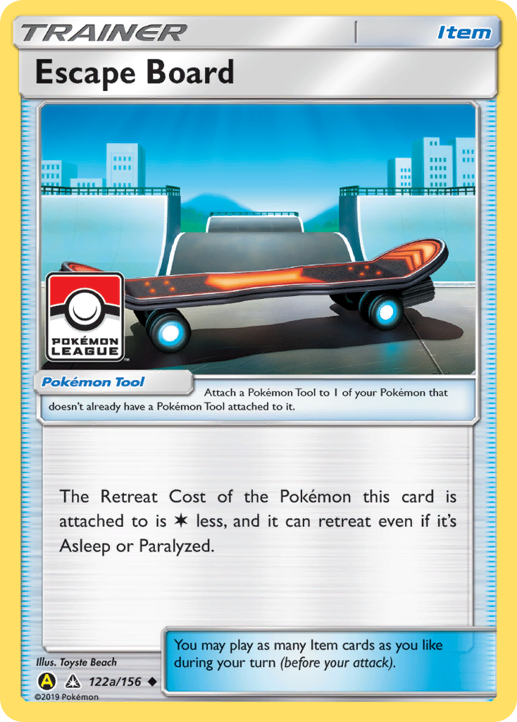 Ultra Prism Escape Board #122a League Promo